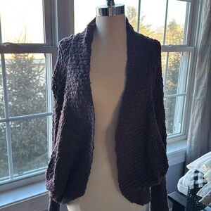 Anthropologie Moth Cardigan Purple size Medium